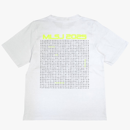 MLSJ 2025 Women's Word Search Tee