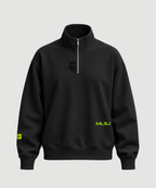 MLSJ S6 The Major 1/4 Zip : Black