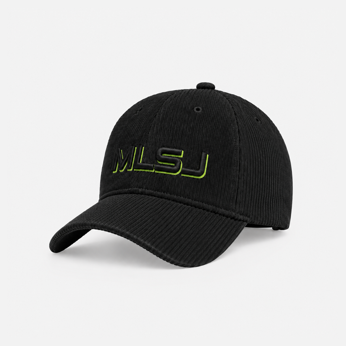 MLSJ S6 Corduroy Cap : Black