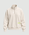 MLSJ S6 The Major 1/4 Zip : Natural